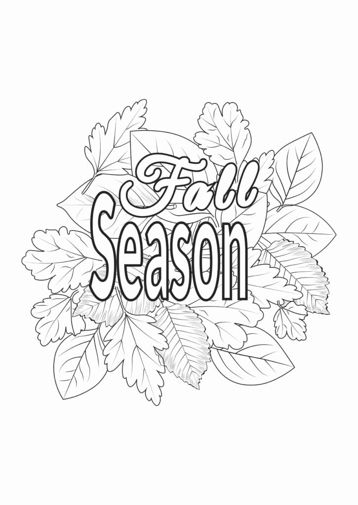 Fall Coloring Pages Free Printable PDF Downloads kitten Coloring Pages